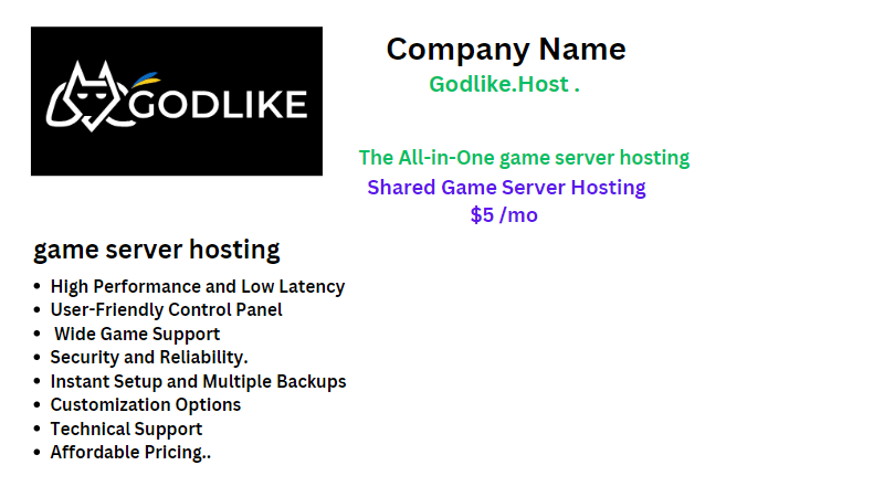  Premium Game Server Hosting with High Performance and Low Latency