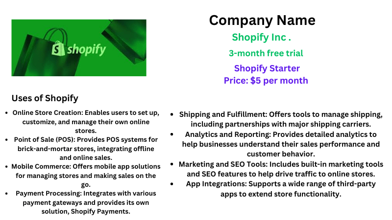 Shopify POS system being used in a retail store setting