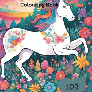 Unicorn Colouring Book,